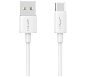 Kabel USAMS YD Series 18W 3A USB-A do USB-C 1m Biały