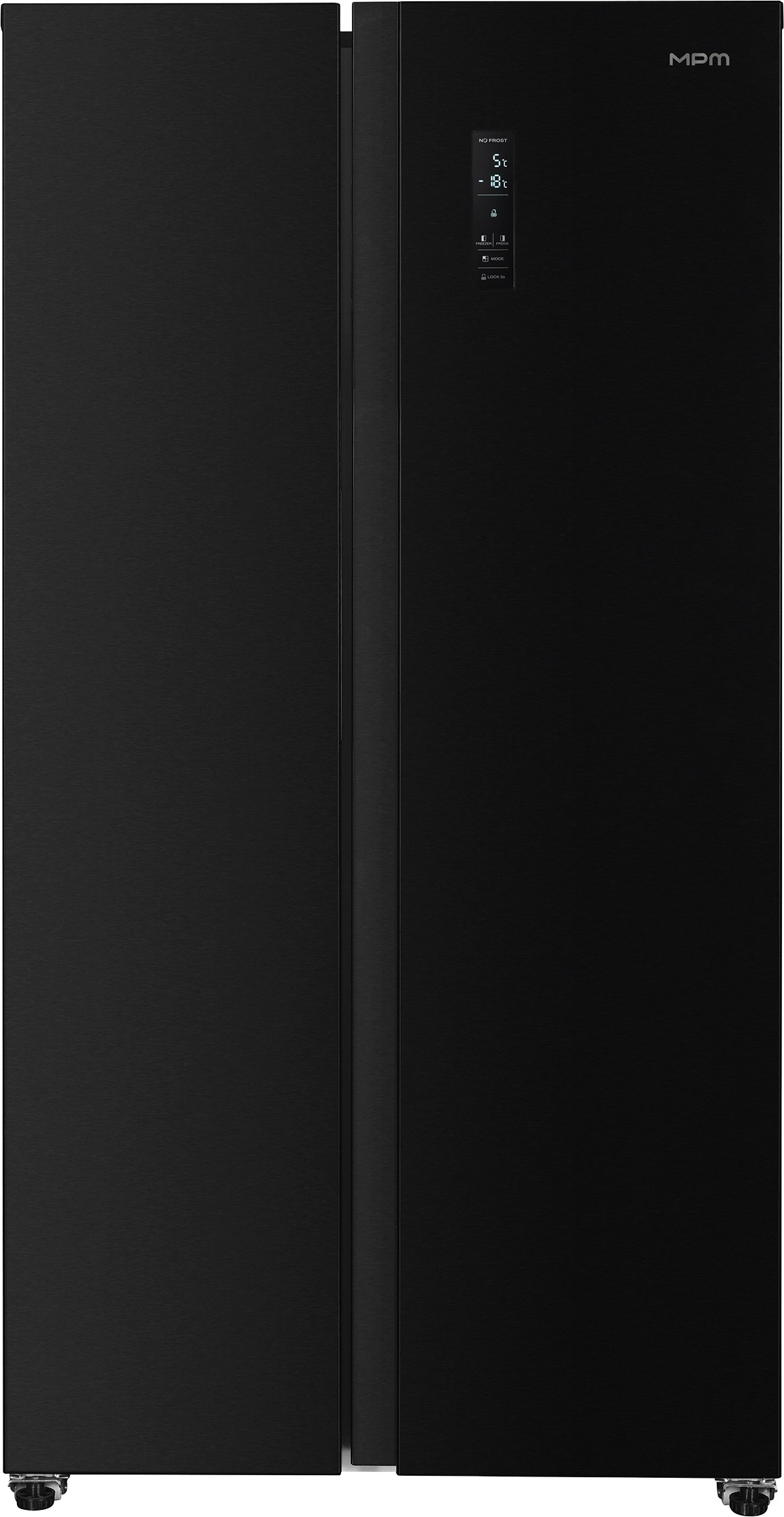 Lodówka moduł side by side MPM SBS 563-SBS-16/D Pełny No Frost 177cm Night Inox