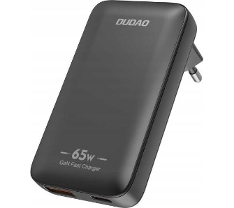 Ładowarka sieciowa Dudao A65Q GaN 65W USB-A USB-C 65W Czarny