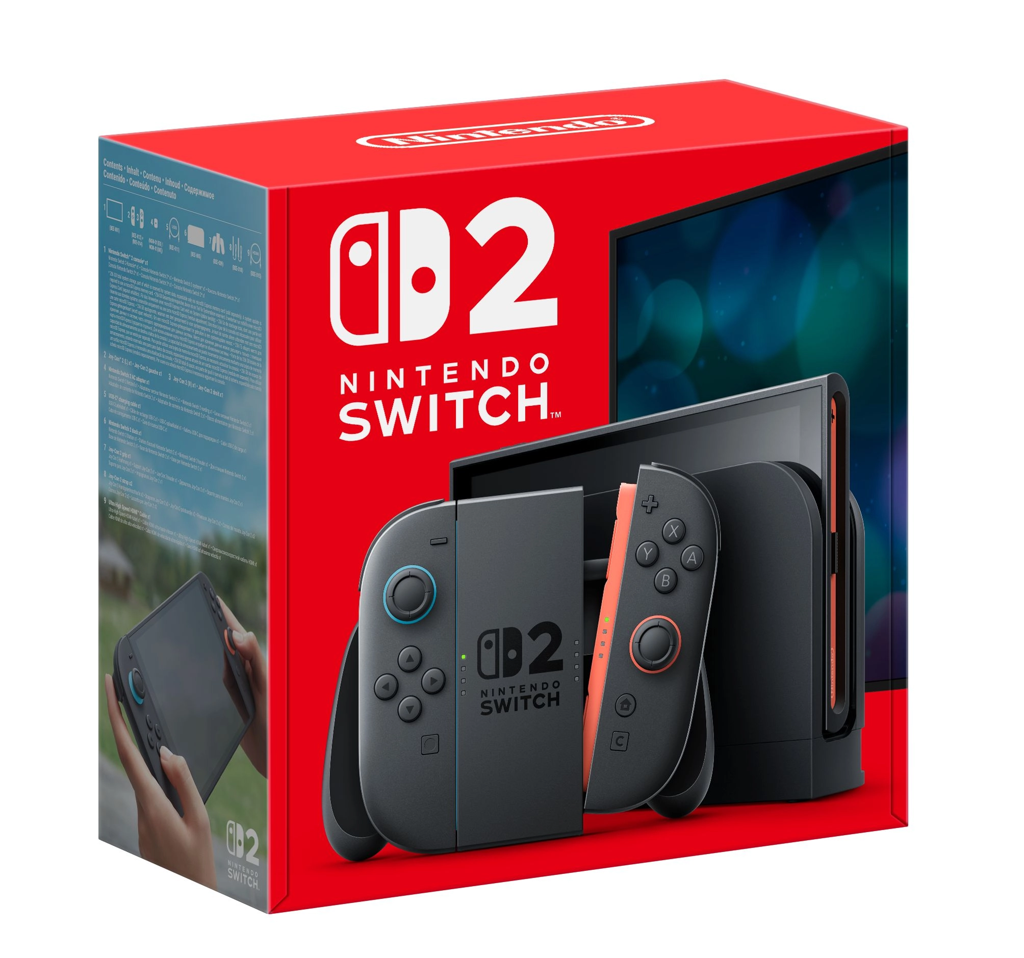 Nintendo Switch ニンテンドースイッチ　2021 Nintendo Nintendo Switch 2 Joy-Con Czarny + EA SPORTS FC 26