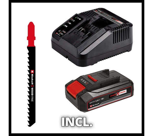 Einhell TC-JS 18/70 Li (1×2,5Ah) - Kup na Raty - RRSO 0%