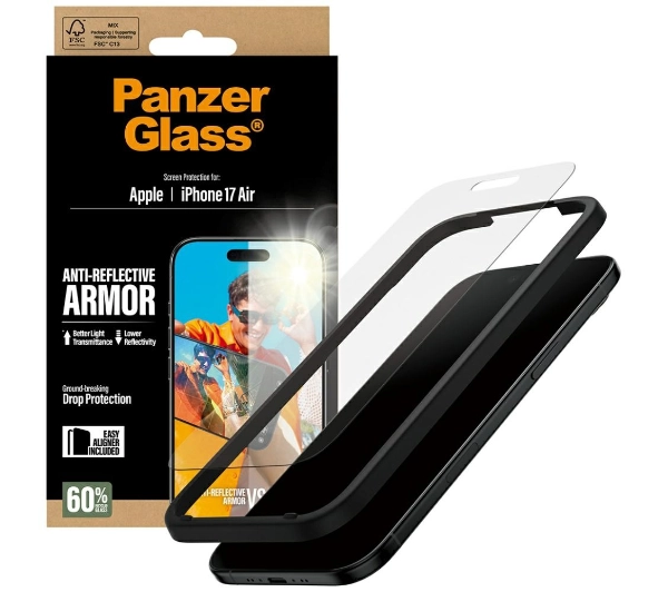 PanzerGlass Armor Anti-Reflective EasyAligner do iPhone Air