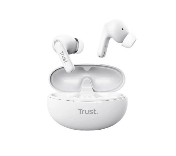 Trust Yavi ENC Dokanałowe Bluetooth Biały