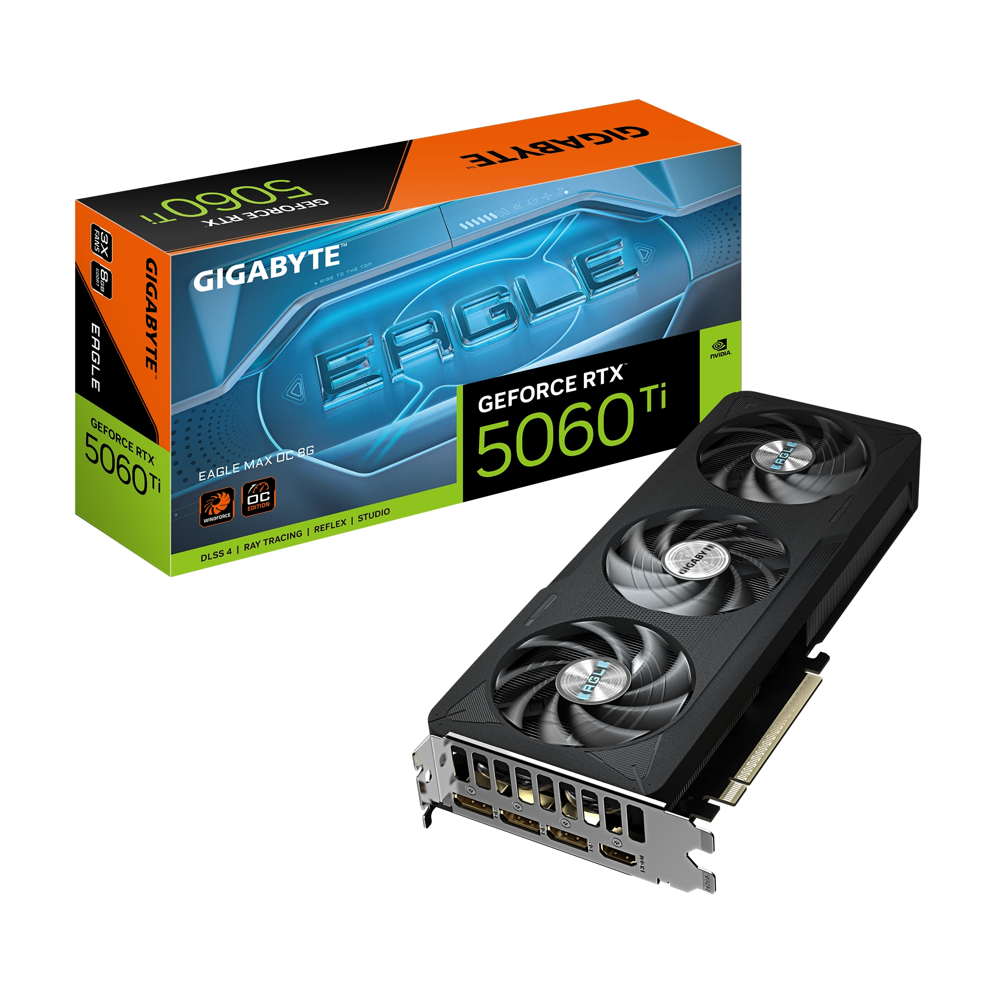 Karta graficzna Gigabyte GeForce RTX 5060 Ti Eagle Max OC 8GB GDDR7 128bit DLSS 4