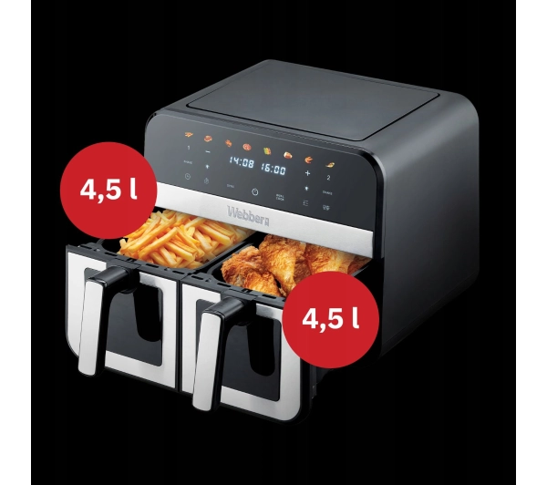 Webber AF900 2400W 9l - Kup na Raty - RRSO 0%