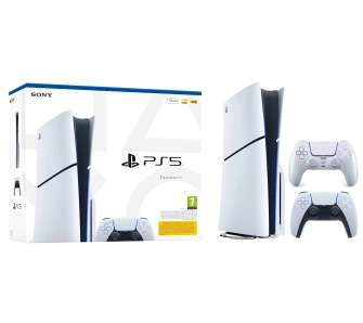 Konsola Sony PlayStation 5 Slim E Chassis (PS5) 1TB z napędem + Dodatkowy Pad Chroma Pearl