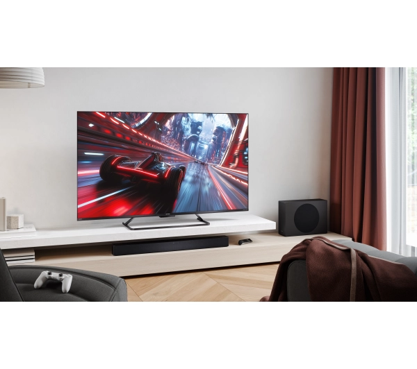 Sharp 55HR8765E 55" QLED 4K 144Hz Google TV Funkcje AI Dolby Vision IQ Dolby Atmos DTS-X HDMI 2.1 DVB-T2 - Kup na Raty - RRSO 0%
