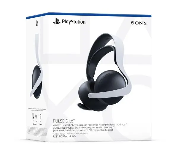 Sony PULSE Elite Nauszne Biało-czarny + etui - Kup na Raty - RRSO 0%