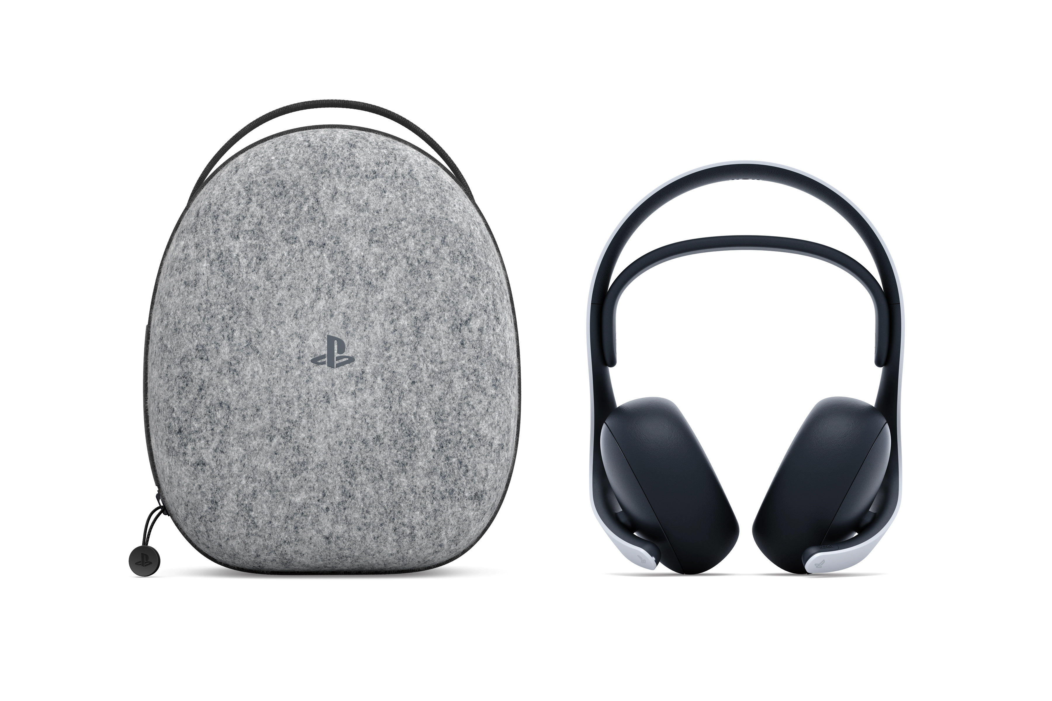 Słuchawki bezprzewodowe z mikrofonem Sony PULSE Elite Nauszne Biało-czarny + etui