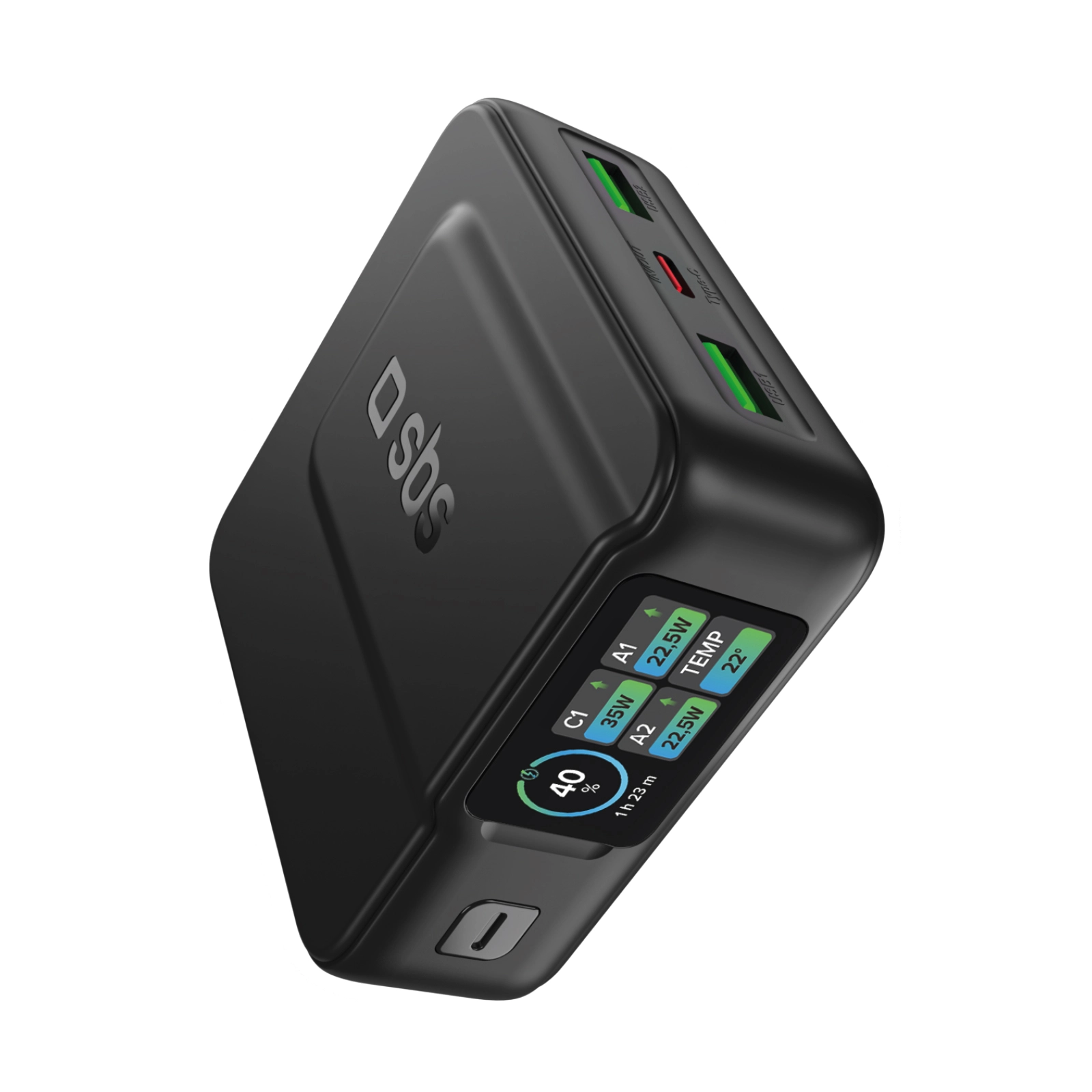 Powerbank SBS TEBBTFT10000PDK Smart 10000mAh PD 35W Czarny