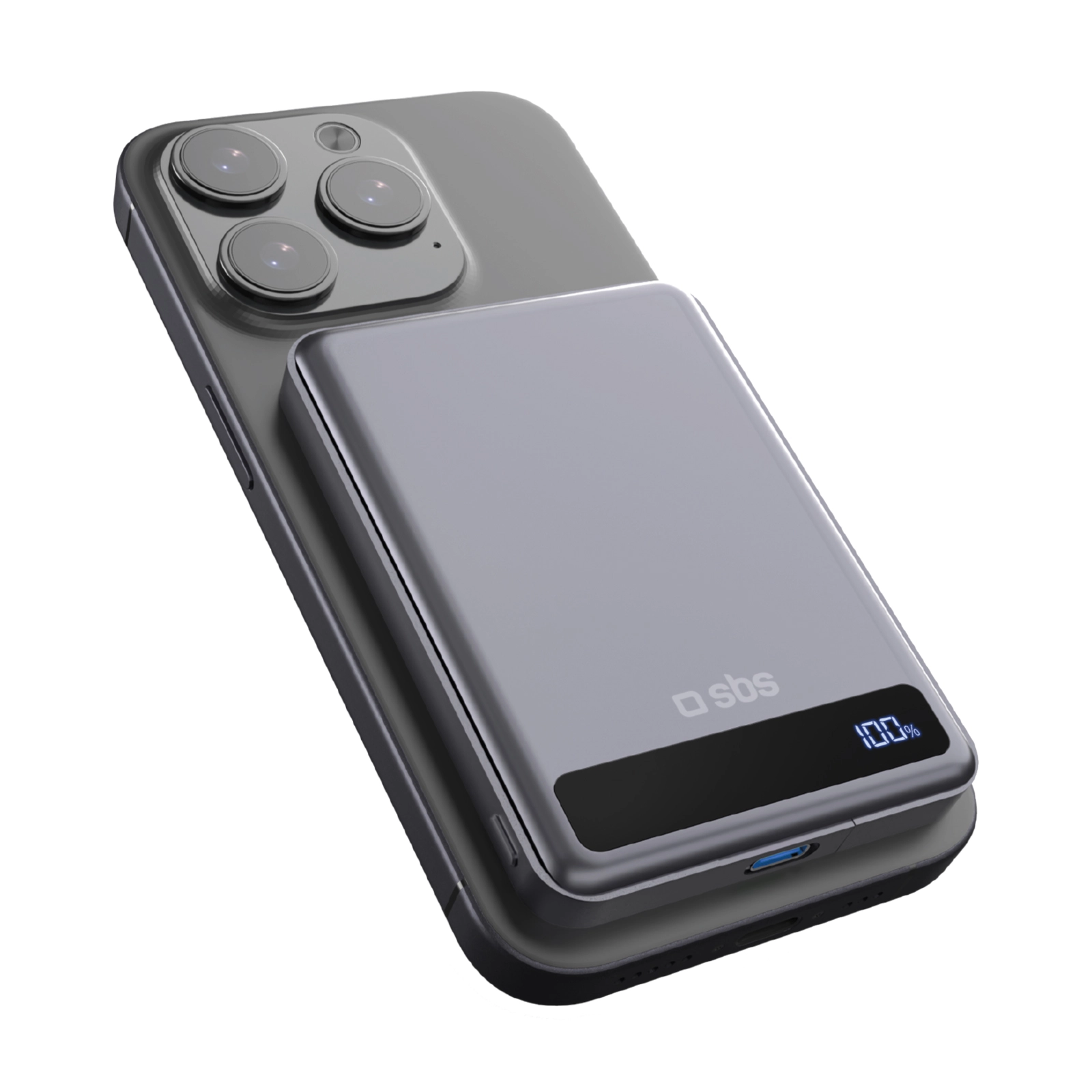 Powerbank SBS TEBB4200SSBQI2 4200mAh PD 20W QI2 15W Czarny