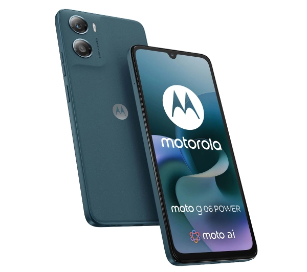 Motorola moto g06 power 4/64GB Funkcje AI 6,88" 120Hz 50Mpix Niebieski - ⚡ BESTSELLERY ⚡ - Kup na Raty - RRSO 0%