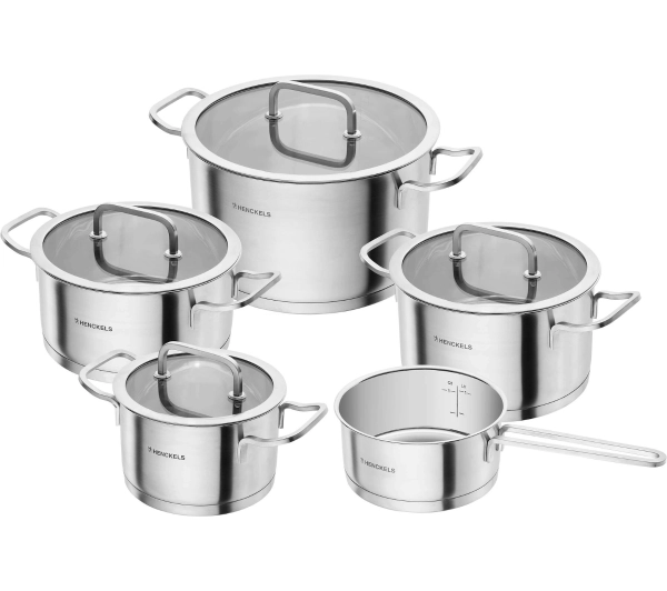 Garnki - Henckels by Zwilling Pulse 1033131 Indukcja Stal nierdzewna 9 elementów