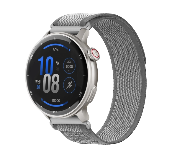 STELIO Activ Funkcje AI 46mm GPS Srebrny