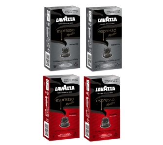 Kapsułki Lavazza Espresso Maestro Ristretto + Classico 40szt.