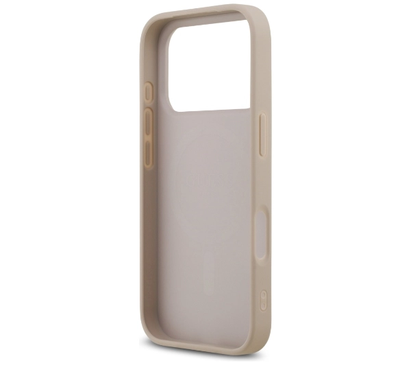 Guess 4G Ring Classic Logo MagSafe do iPhone 17 Pro różowy