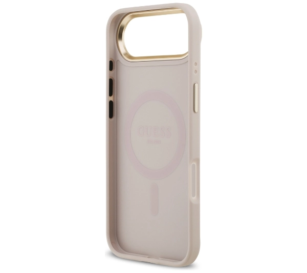 Guess PU Classic Logo MagSafe do iPhone Air Różowy
