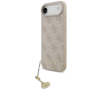 Etui Guess 4G Charms Collection MagSafe do iPhone Air Różowy