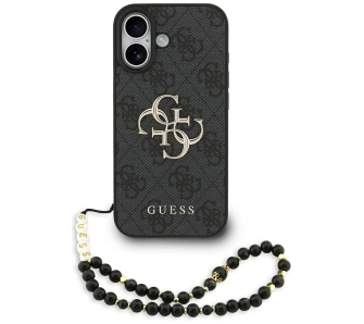 Etui Guess 4G Strap 4G Classic Logo do iPhone 17 czarny