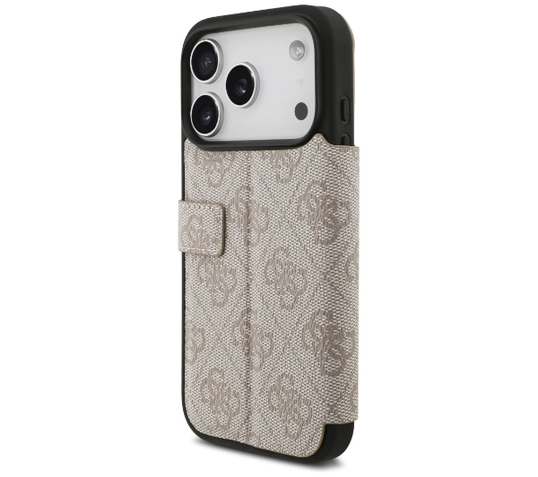 Guess Book 4G Metal Logo do iPhone 17 Pro Różowy