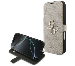 Guess Book 4G Metal Logo do iPhone 17 Pro Różowy