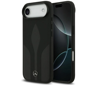 Etui Mercedes-Benz Leather The Move MagSafe do iPhone Air czarny