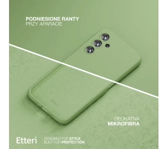 Etui Etteri Silicone Case Galaxy A54 5G Zielony