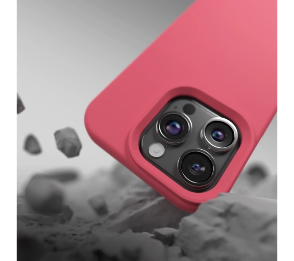 Etteri Silicone Case do iPhone 15 Pro Max Malinowy