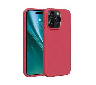 Etteri Silicone Case do iPhone 15 Pro Max Malinowy