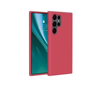 Etui Etteri Silicone Case Galaxy S23 Ultra Malinowy