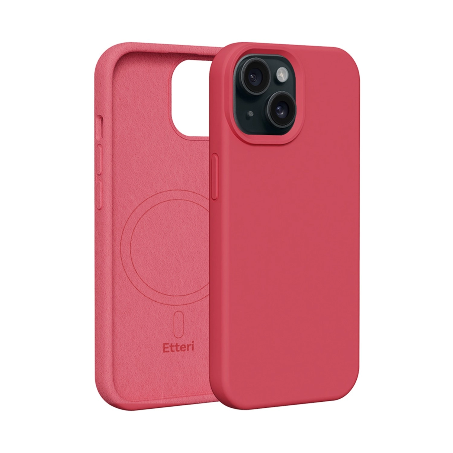 Etui Etteri Silicone Case do iPhone 13 Malinowy