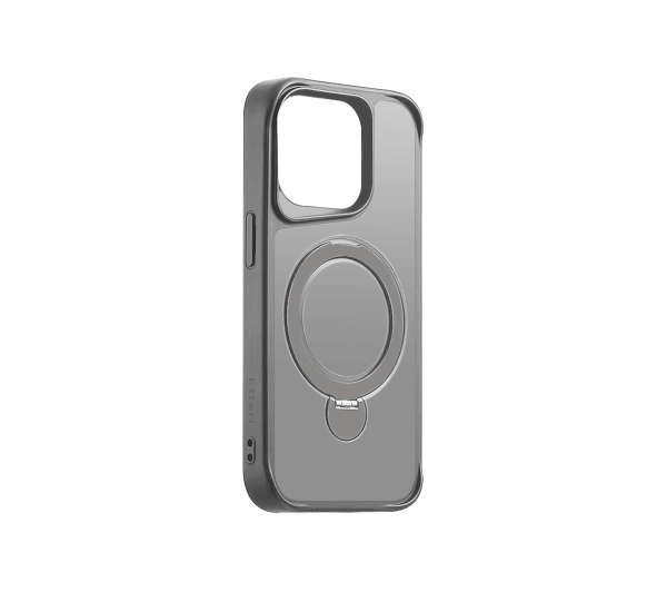 Etteri Matt Mag Ring do iPhone 15 Pro Szary