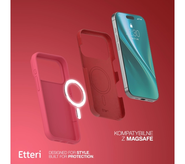 Etteri Silicone Case do iPhone 17 Malinowy