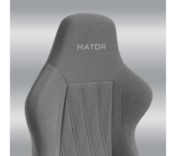 Hator Darkside 3 Fabric Size M Gamingowy do 100kg Tkanina Szary - ⚡ BESTSELLERY ⚡ - Kup na Raty - RRSO 0%