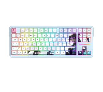Klawiatura mechaniczna Redragon K728AK-RGB-PRO Biało-niebieski