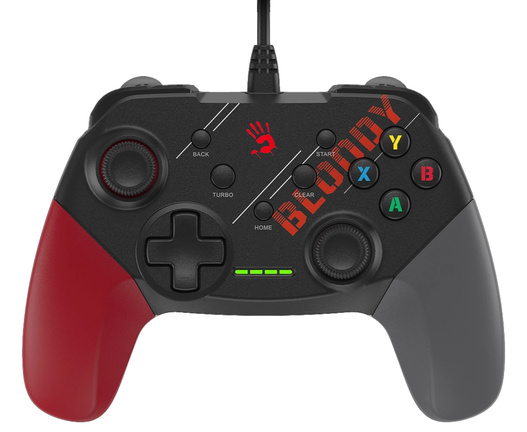 Pad A4tech GP30 Sports Red do PC, PS3, Android, Nintendo Switch Przewodowy Czarno-czerwony
