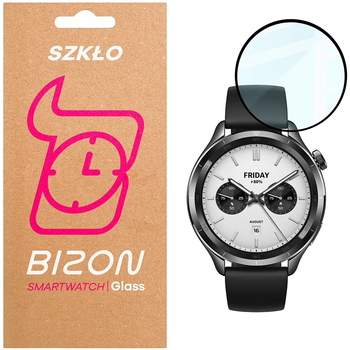 Szkło hartowane Bizon Watch Clear do Xiaomi Watch S4