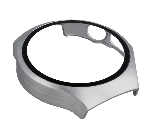 Bizon ze szkłem do Huawei Watch 5 42 mm srebrny
