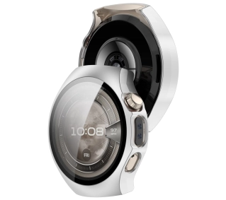 Bizon ze szkłem do Huawei Watch 5 42 mm srebrny