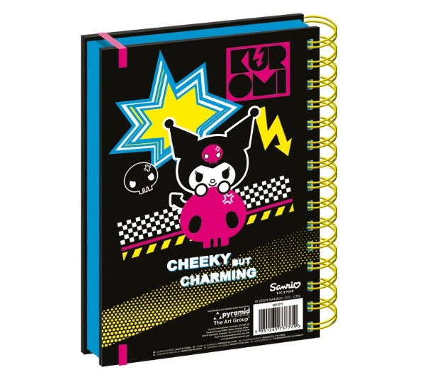 Pyramid A5 Wiro Notebook Kuromi (Punk Vibes)