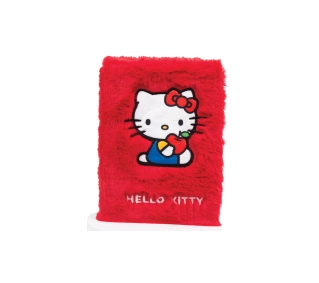 Pyramid Plush Notebook A5 Hello Kitty