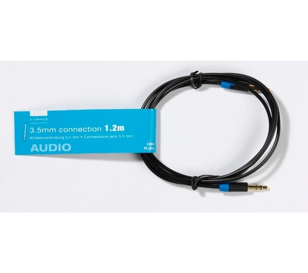 Vivanco 41904 jack 3,5mm 1,2m Czarny
