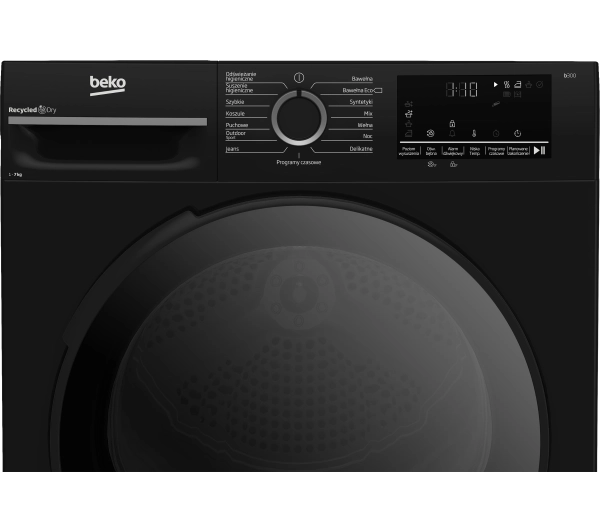 Beko pralka b300 BM3WFU57215PBDC EnergySpin Slim 7kg 1200obr/min + suszarka b300 BM3T47249PBDC Slim 47cm 7kg - Kup na Raty - RRSO 0%