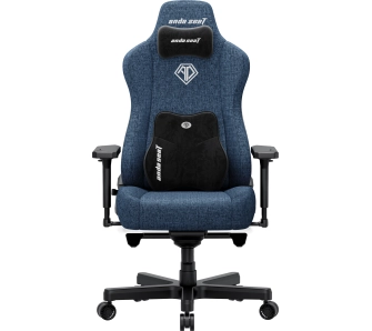 Fotel Anda Seat Kaiser 3E XL Gamingowy do 150kg Tkanina Granatowy