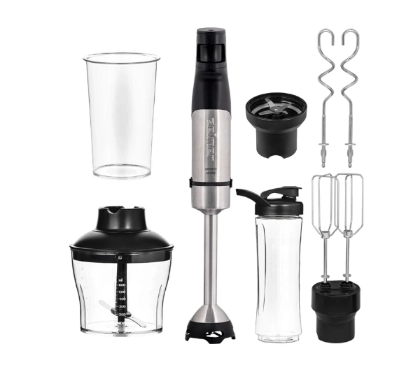 Blendery - Zelmer ZHB4845 Impress 1400W Rozdrabniacz Końcówka do ubijania