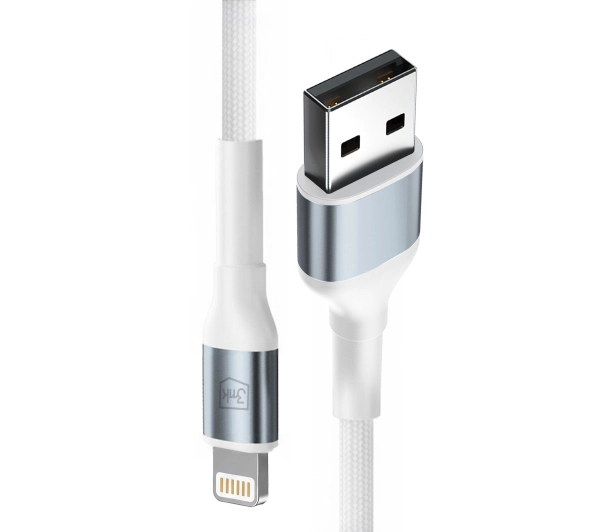 3mk Hyper Cable N-SERIES A to Lightning 2m 5V/2.4A 12W White