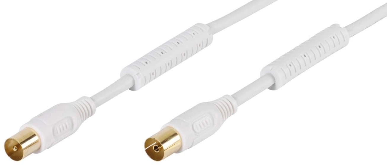 Kabel antenowy Vivanco 48120 3m Biały