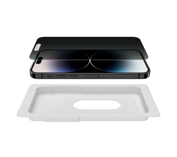 Belkin Tempered Glass do iPhone 16 / 15 / 14 Pro z aplikatorem