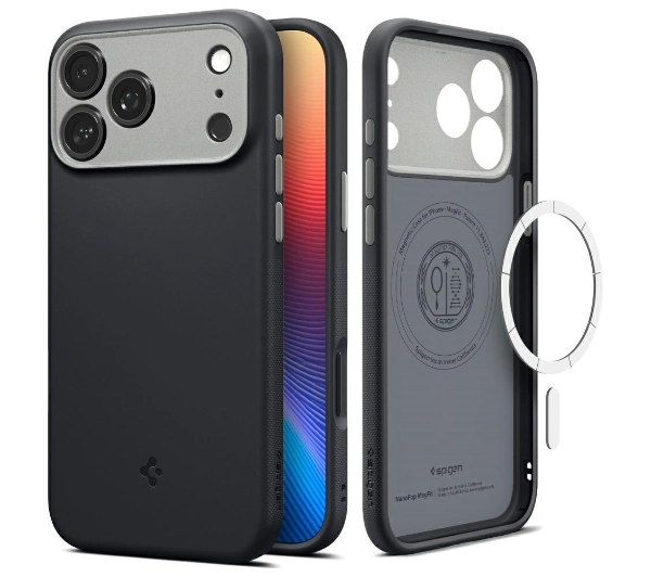 Spigen Nano Pop Mag MagSafe do iPhone 17 Pro Max Czarny
