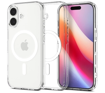 Etui Spigen Ultra Hybrid Mag MagSafe do iPhone 17 Biały